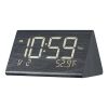 VEVOR Digital Alarm Clock with Dual Alarm USB Night Light Desktop Clock Black