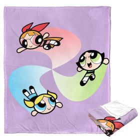 WB / POWERPUFF GIRLS, Super Swirl, Silk Touch Throw Blanket, 50"x60"