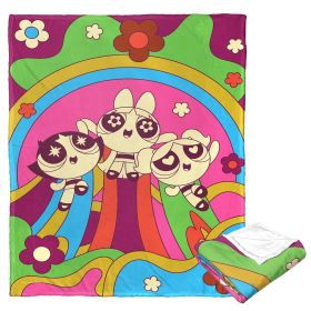 WB / POWERPUFF GIRLS, 70s Style Puffs, Silk Touch Throw Blanket, 50"x60"