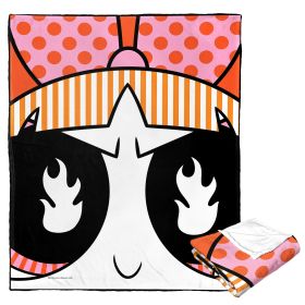 WB / POWERPUFF GIRLS, Blossom Fiirey Eyes, Silk Touch Throw Blanket, 50"x60"