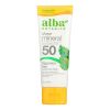 Alba Botanica - Sunscreen Lotion Mineral Formula Spf 50 - 1 Each-3 Fluid Ounces
