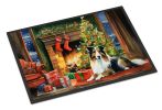 NEW Sheltie Cozy Christmas Doormat Front Door Mat Indoor Outdoor Rugs for Entryway, Non Slip Washable Low Pile, 18H X 27W