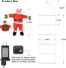 LED Christmas Light - 2.5FT Christmas Decorative Ladder Lights with Santa Claus, Xmas Decorations Light for Indoor Outdoor, Window, Garden, Home, Wall