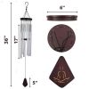 Wind Chimes for Outside Deep Tone 36 Inch Extra Large Wind Chimes Outdoor Clearance Tuned Relaxing Soothing Sound for Meditation Yoga Aluminum Religio