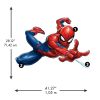 Extra Large Peel & Stick Wall Decal â€“ Red Superhero Theme, 41" x 28", Removable & Reusable, 19-Piece Set