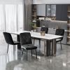 Dining Chairs Set of 4,Modern Dining Room Chairs,Kitchen Chairs Set of 4 with Upholstered Cushion Seat and Metal Legs for Home Kitchen Restaurant