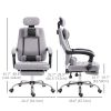 Ergonomic Executive High Back Office Chair with Footrest,Lumbar Support,Grey