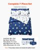VEVOR Kids Comforter Set 7 Pieces Twin Bedding Set for Kid & Teen Space Printed