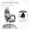 Ergonomic Executive High Back Office Chair with Footrest,Lumbar Support,Grey