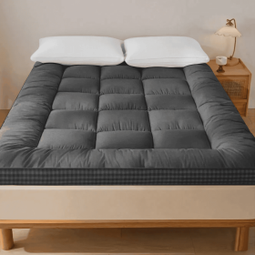 Topper Pad For Mattress Gray (Option: Queen)