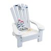 Beach Chair Home Decoration Creative Cute Ocean Beach Chair Ornament Wooden Craft Mini Miniature Kids Toy DecoraciÃ³n Hogar